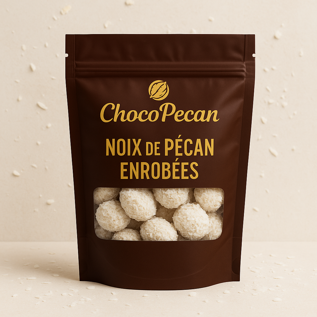Noix de pécan enrobées de Raffaello (coco)