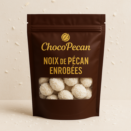 Noix de pécan enrobées de Raffaello (coco)
