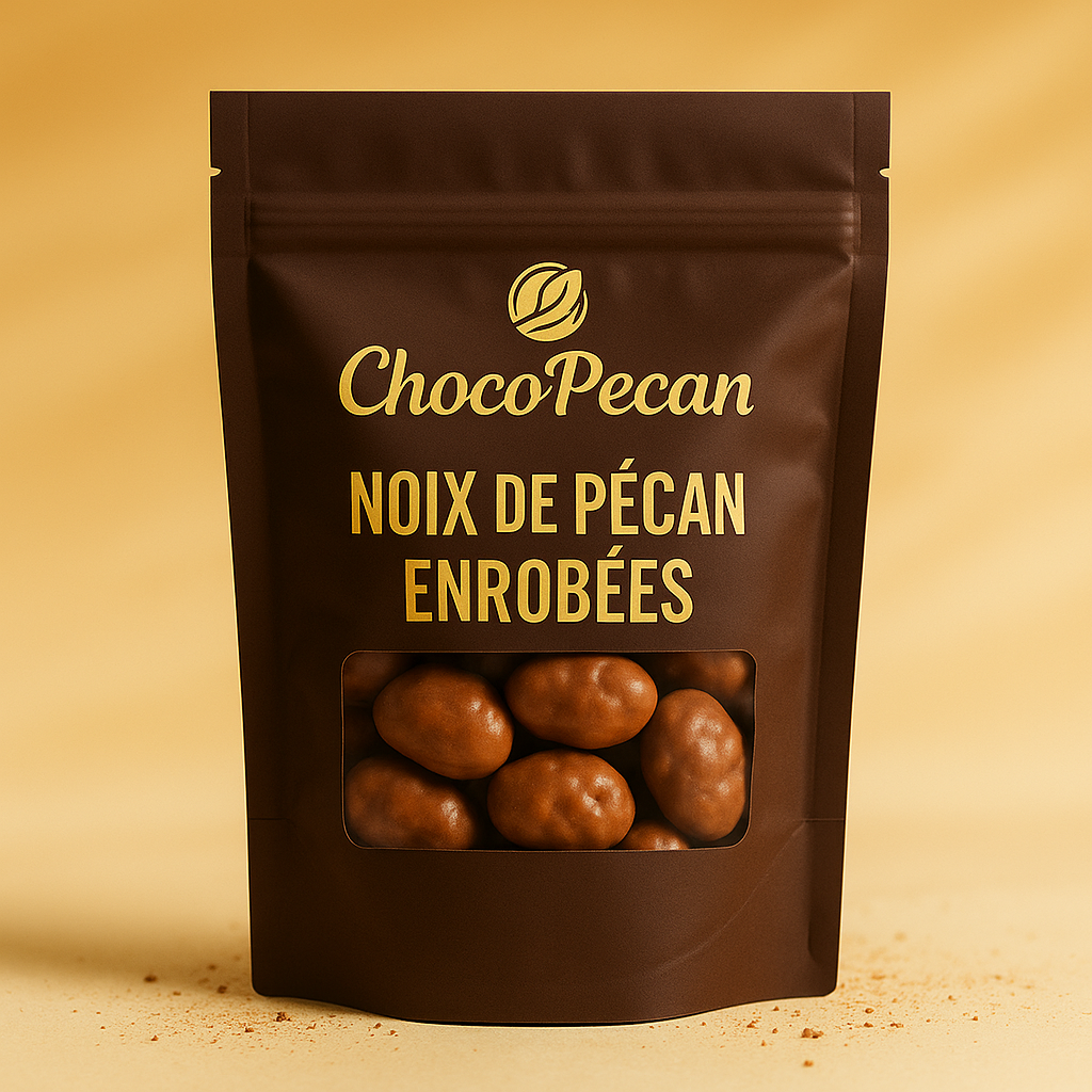 Noix de pécan enrobées de chocolat au lait