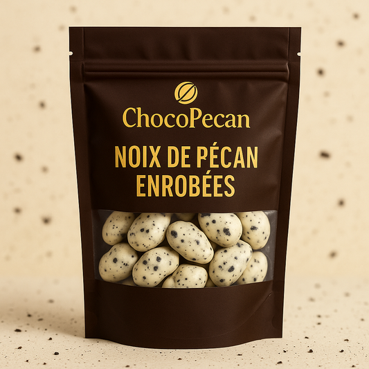 Noix de pécan enrobées de chocolat OREO